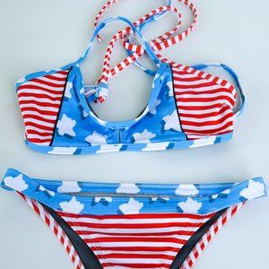 RED, WHITE, BLUE BIKINI